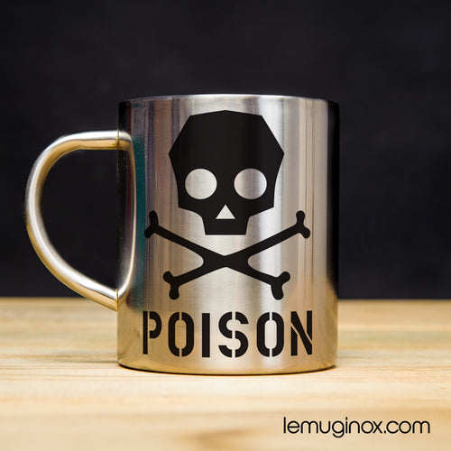 Tasse en inox Poison