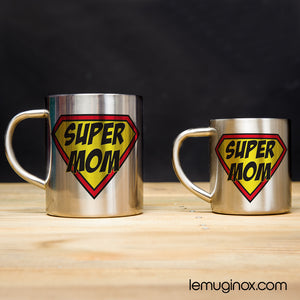 Tasse et mug en inox Super Mom